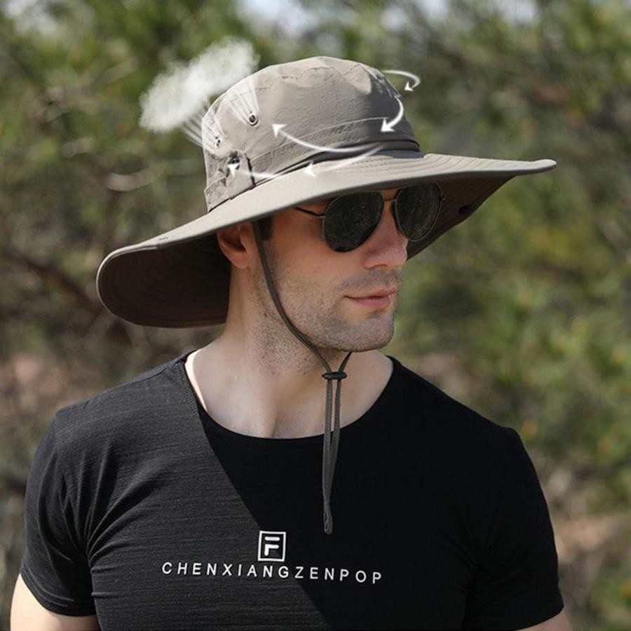 Sun Hat for Men, UV Protection UPF50+, Wide Brim Bucket Hats