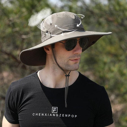 Sun Hat for Men, UV Protection UPF50+, Wide Brim Bucket Hats